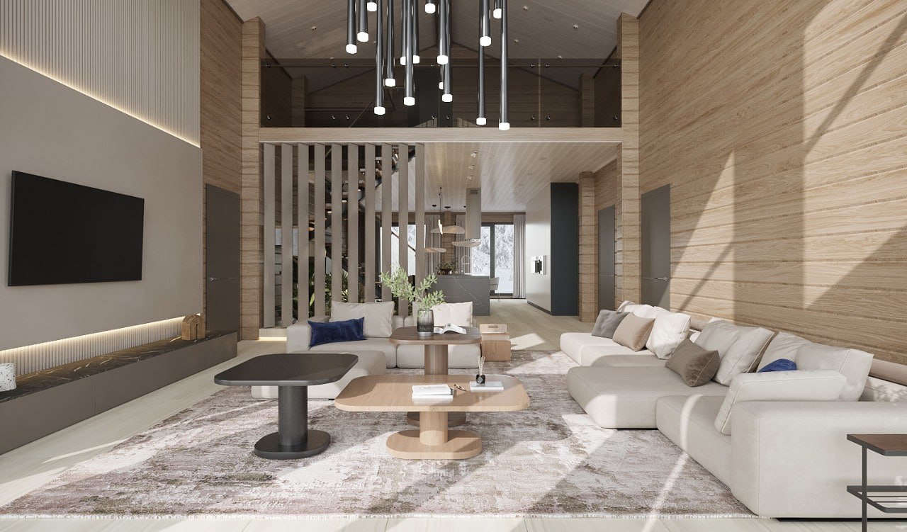 Ремонт коттеджа 140 м²