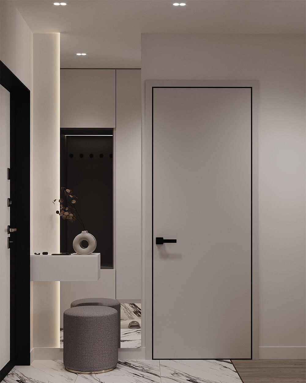 Дизайнерский ремонт 1-комнатной квартиры