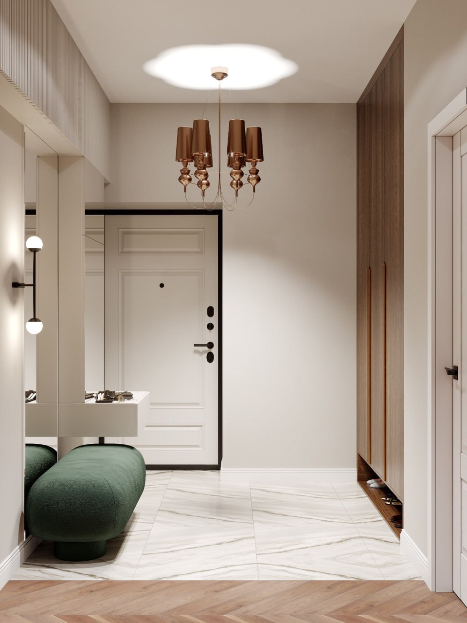 Дизайнерский ремонт 2-комнатной квартиры