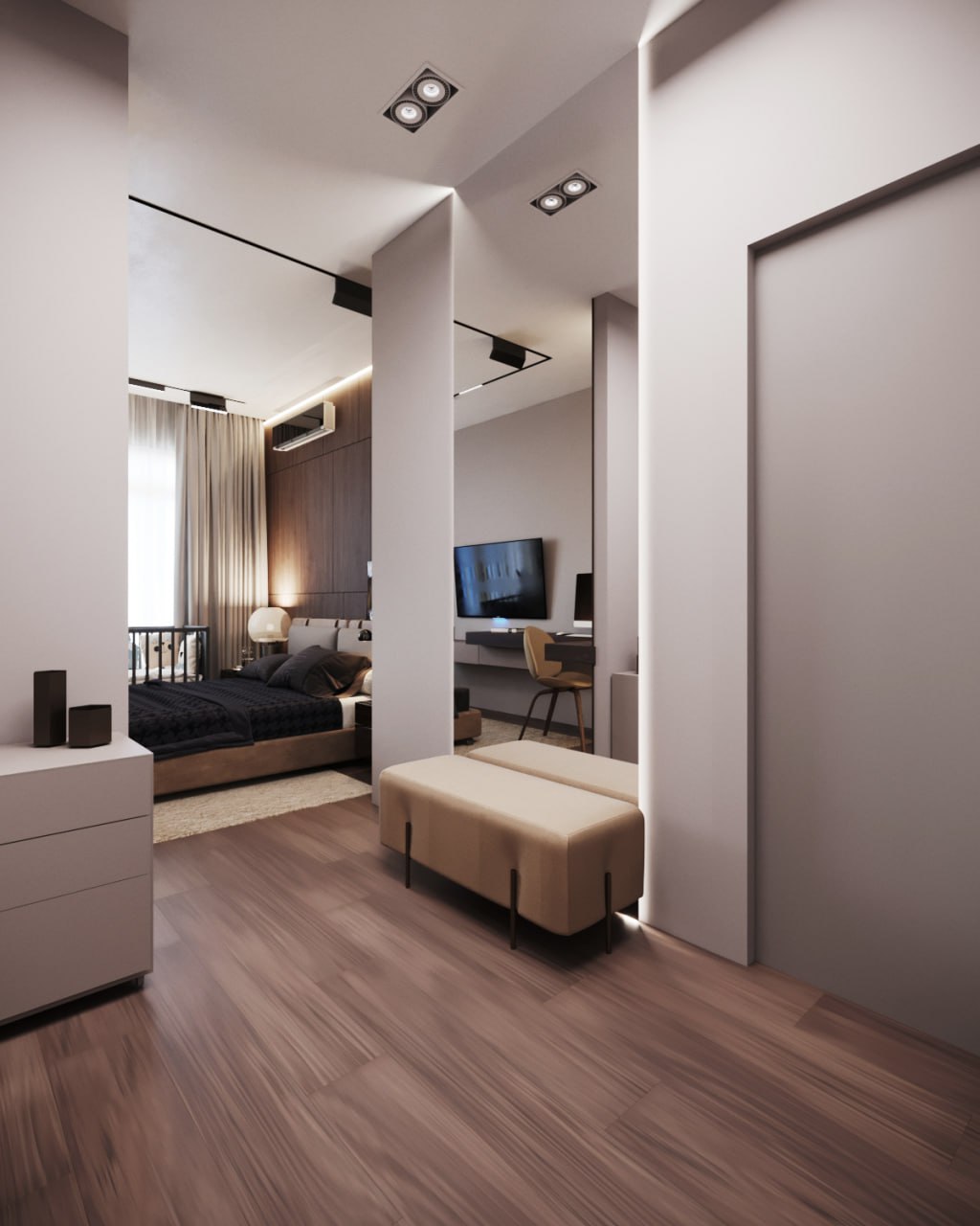 Дизайнерский ремонт 3-комнатной квартиры